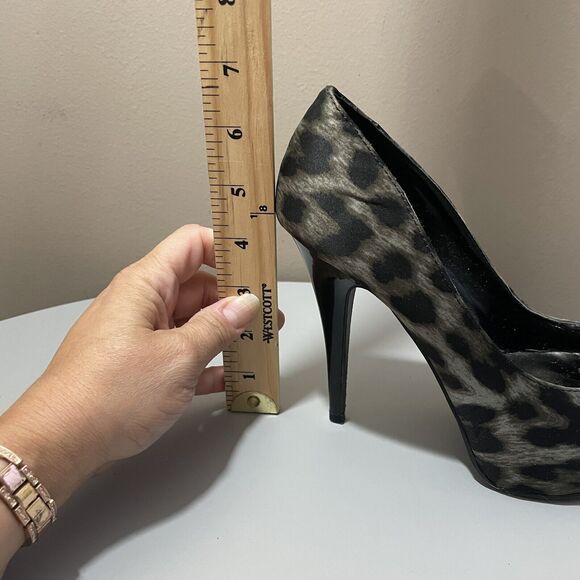 Carlos Platonic Animal Print Platform Stiletto Heels Size 6 - Picture 11 of 12